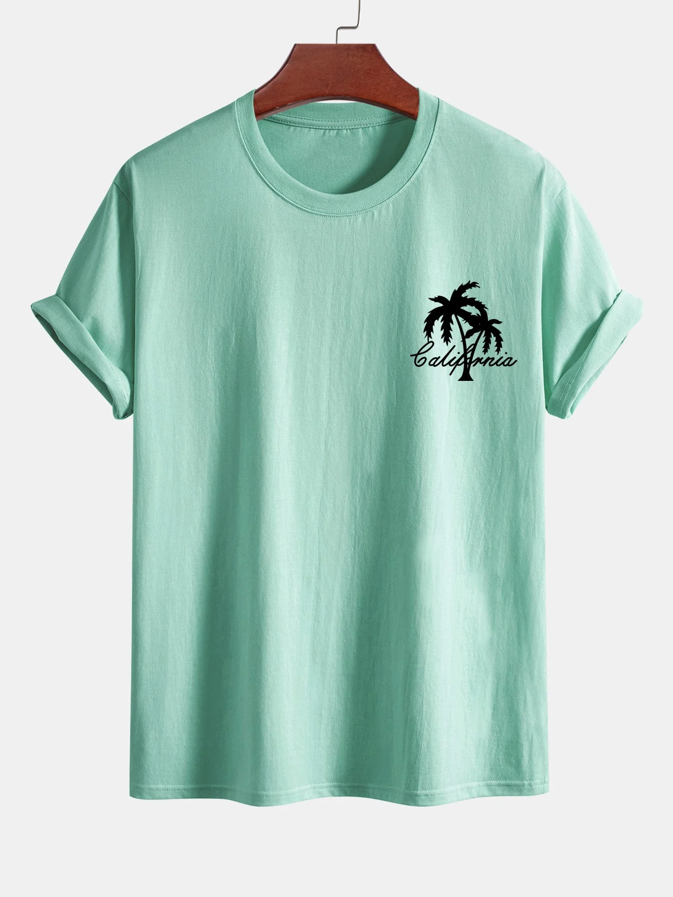 Vicente® | Palm Tree Print Cotton T-Shirt & Swim Shorts - Image 10