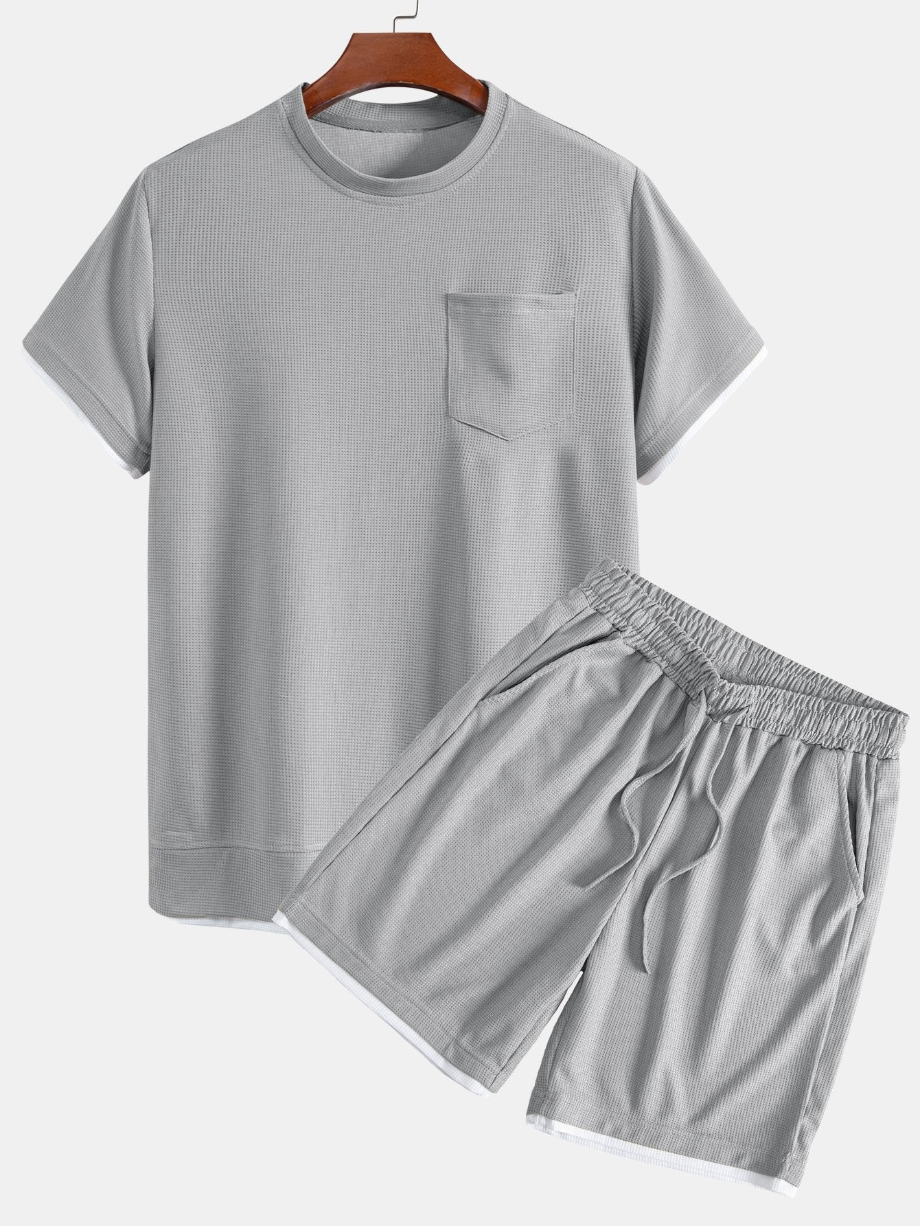Víctor® | 2 In 1 Waffle T-Shirt & Shorts - Image 5