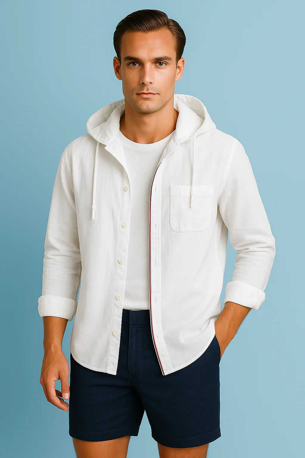 Víctor® | Linen Hoodie - Image 2