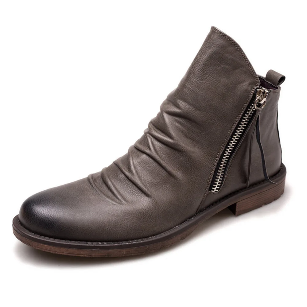 Vincent® | Classic Stylish Boots With Zipper - Image 4