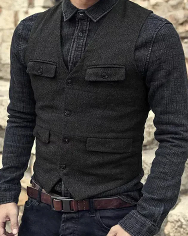 Vincent® | Olive Green Winter Cardigan, Effortless And Stylish - Image 2