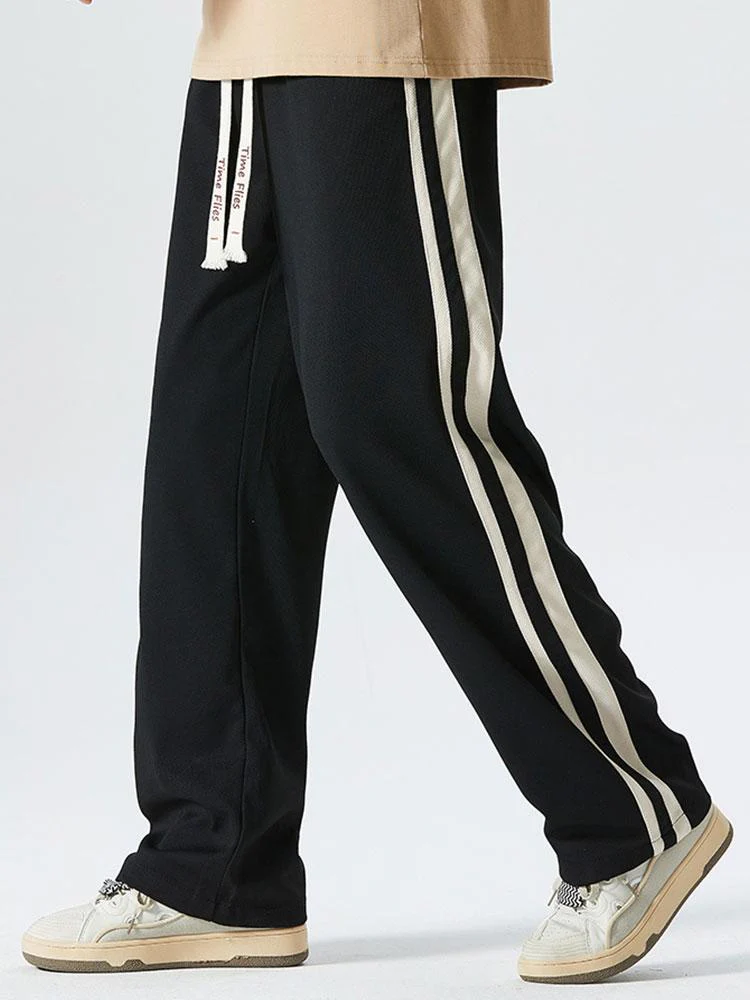 Vincent® | Vintage Side Stripe Loose Fit Straight Leg Pants - Image 5