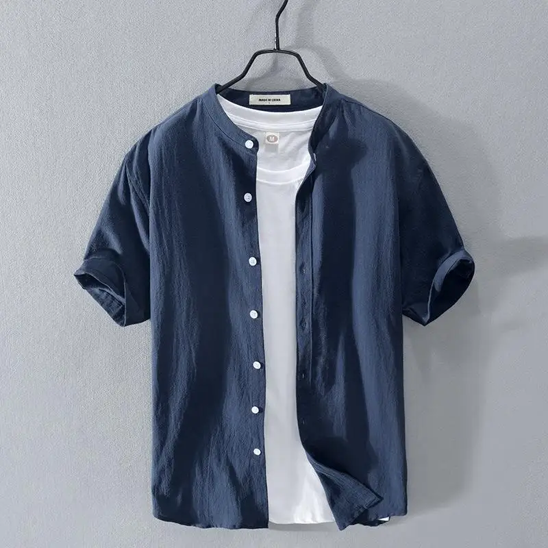 Vincent | Cotton Linen Summer Shirt - Image 4