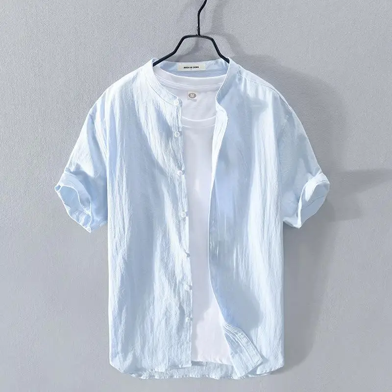 Vincent | Cotton Linen Summer Shirt - Image 8