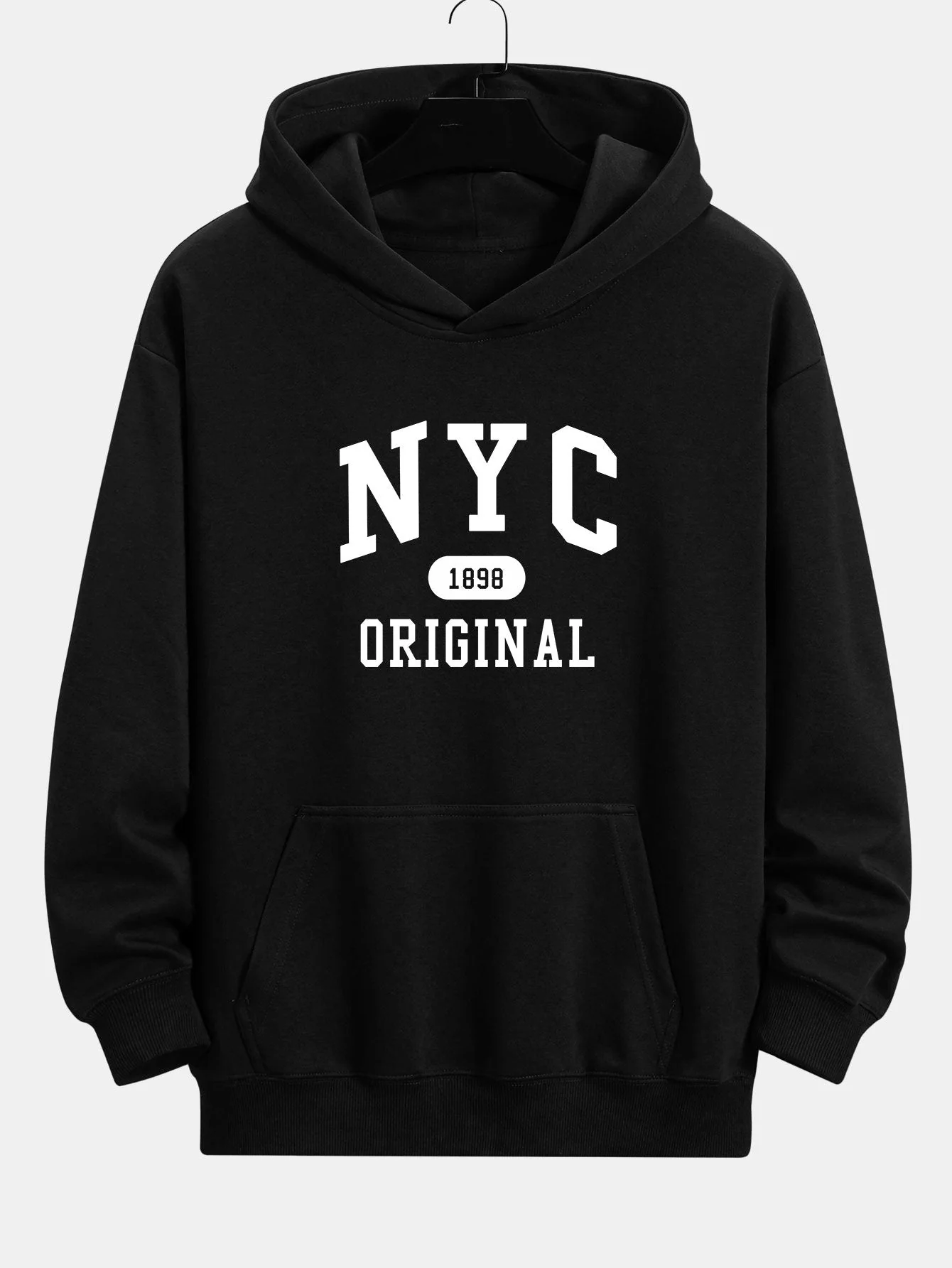 Virgil | NYC Original Print Relax Fit Hoodie - Image 2