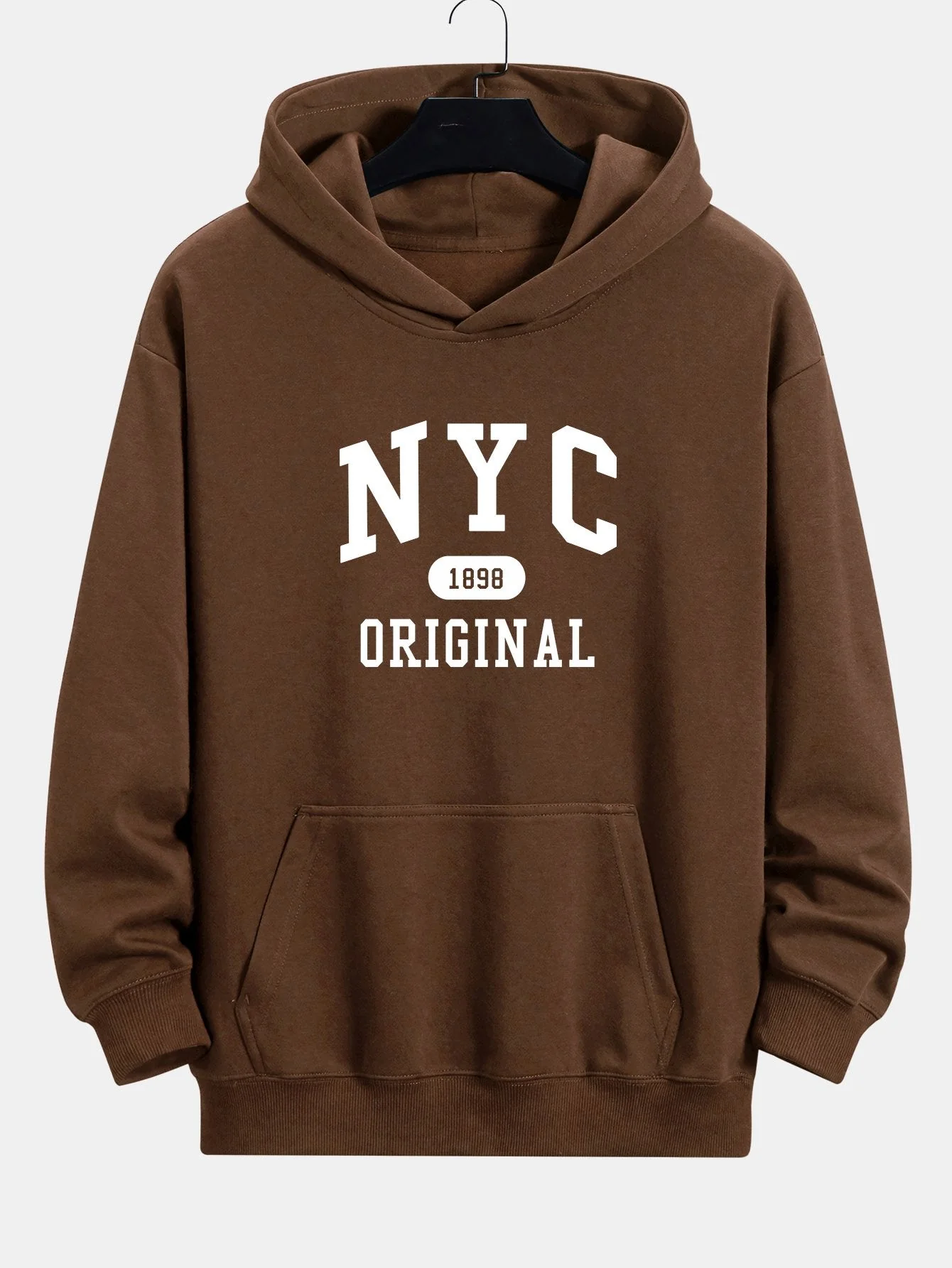 Virgil | NYC Original Print Relax Fit Hoodie - Image 5