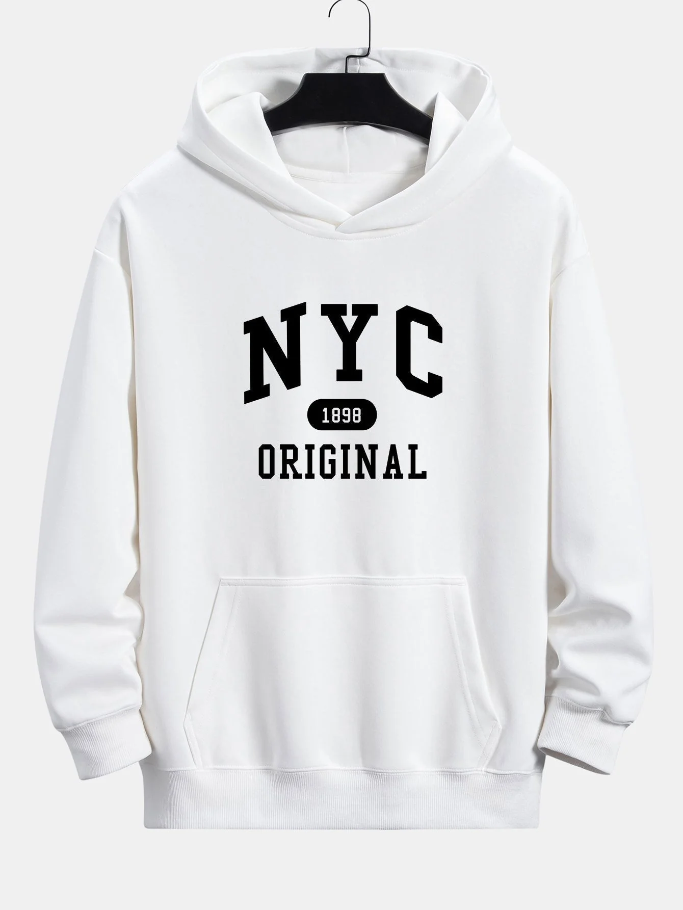Virgil | NYC Original Print Relax Fit Hoodie - Image 6