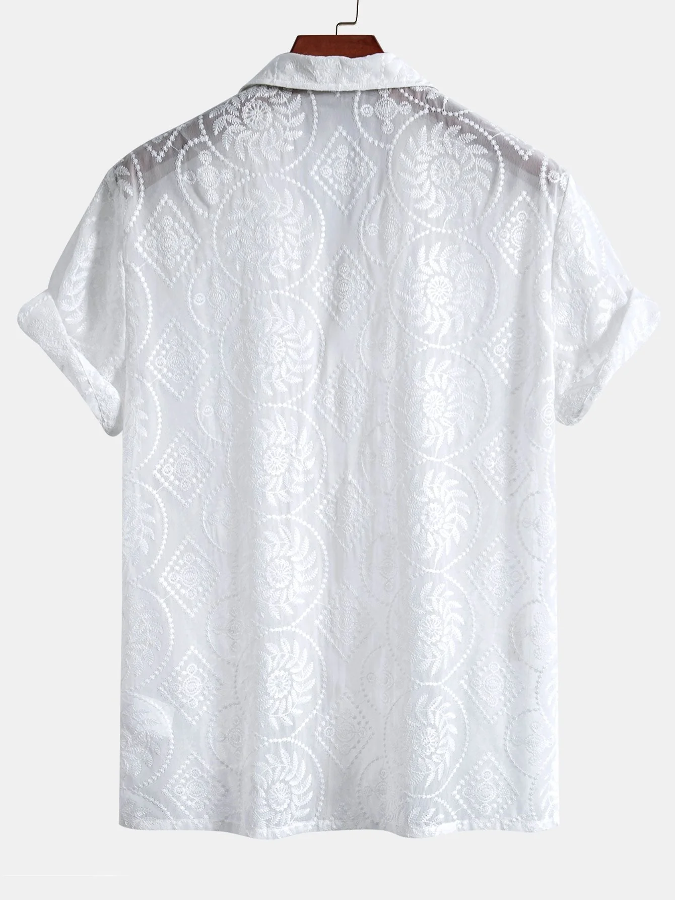 Vital® | Embroidered Floral Cuban Shirt - Image 2