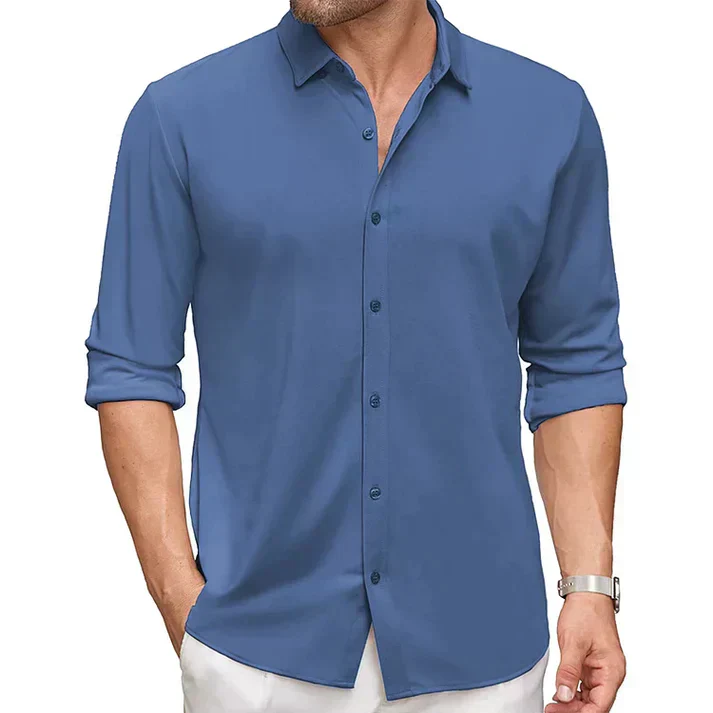 Waldo® | Long-Sleeved Casual Shirt With Button Placket - Image 3
