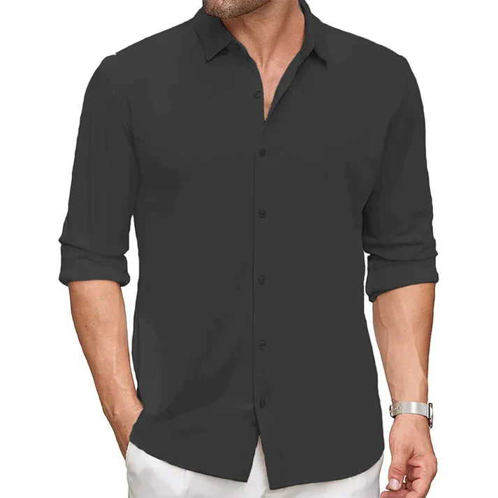 Waldo® | Long-Sleeved Casual Shirt With Button Placket - Image 7
