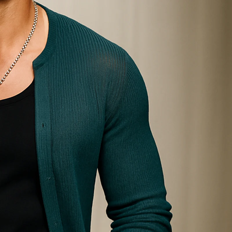 Walter | Men'S Autumn Fashion Premium Knitted Thin Cardigan - Image 4