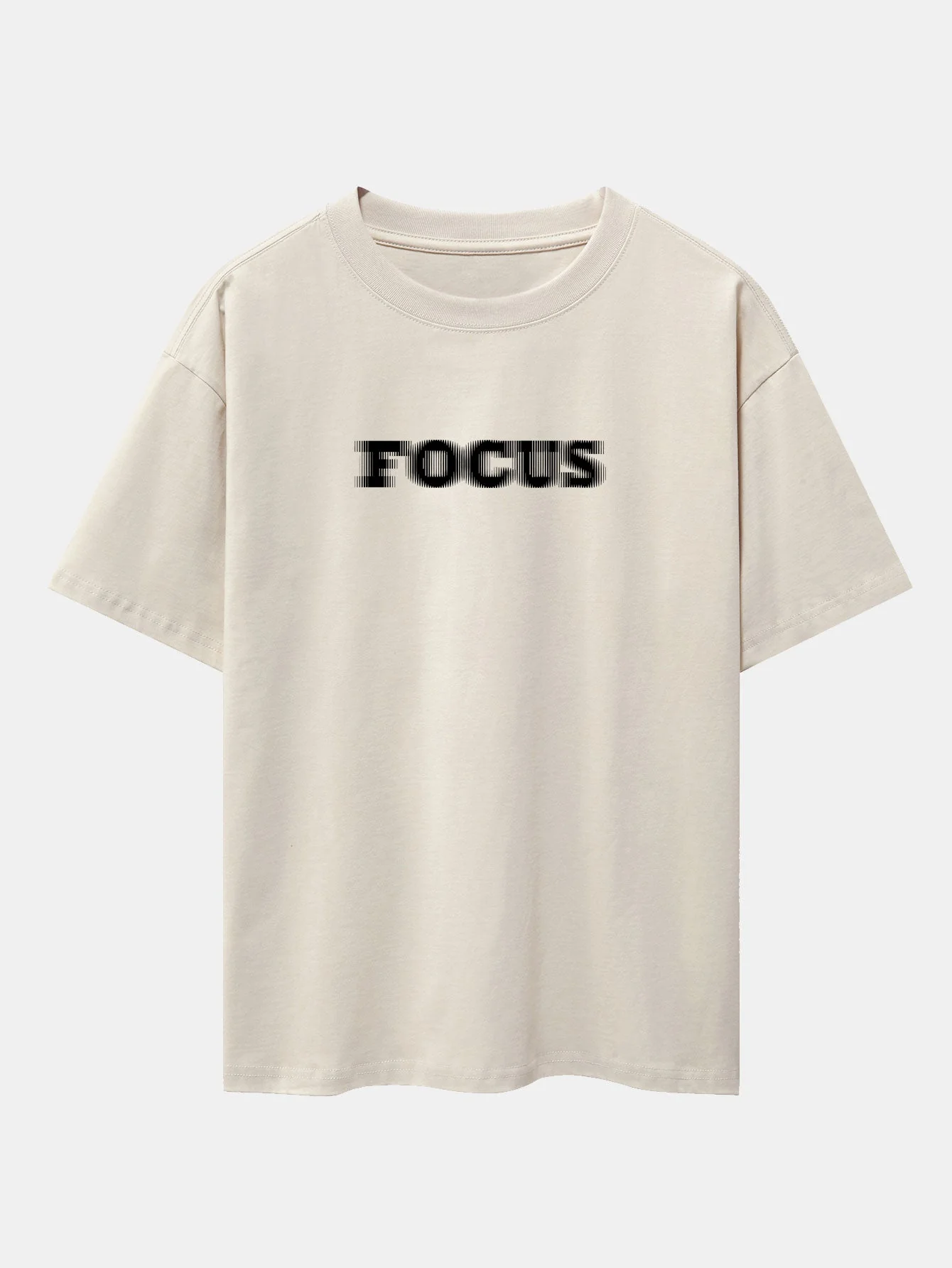 Wayne® | Vague Focus Print Drop Shoulder Oversize T-Shirt - Image 10