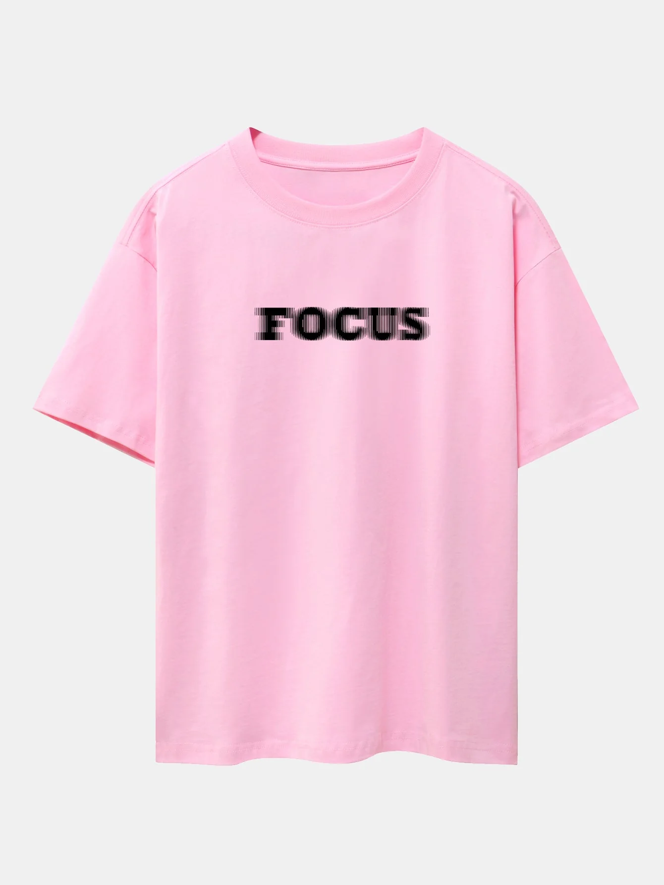 Wayne® | Vague Focus Print Drop Shoulder Oversize T-Shirt - Image 12