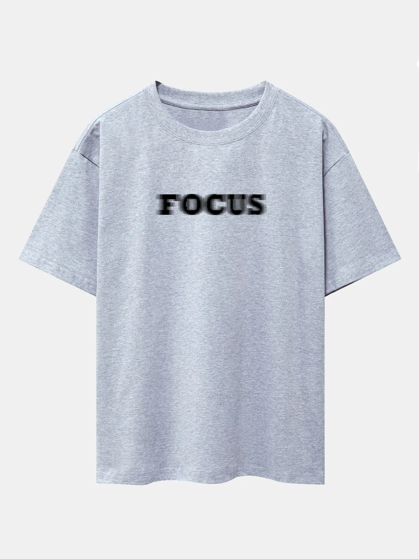 Wayne® | Vague Focus Print Drop Shoulder Oversize T-Shirt - Image 13