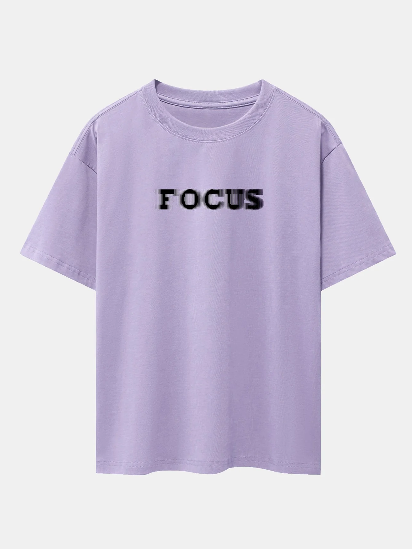 Wayne® | Vague Focus Print Drop Shoulder Oversize T-Shirt - Image 15