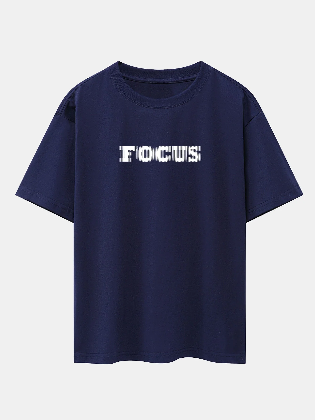 Wayne® | Vague Focus Print Drop Shoulder Oversize T-Shirt - Image 3