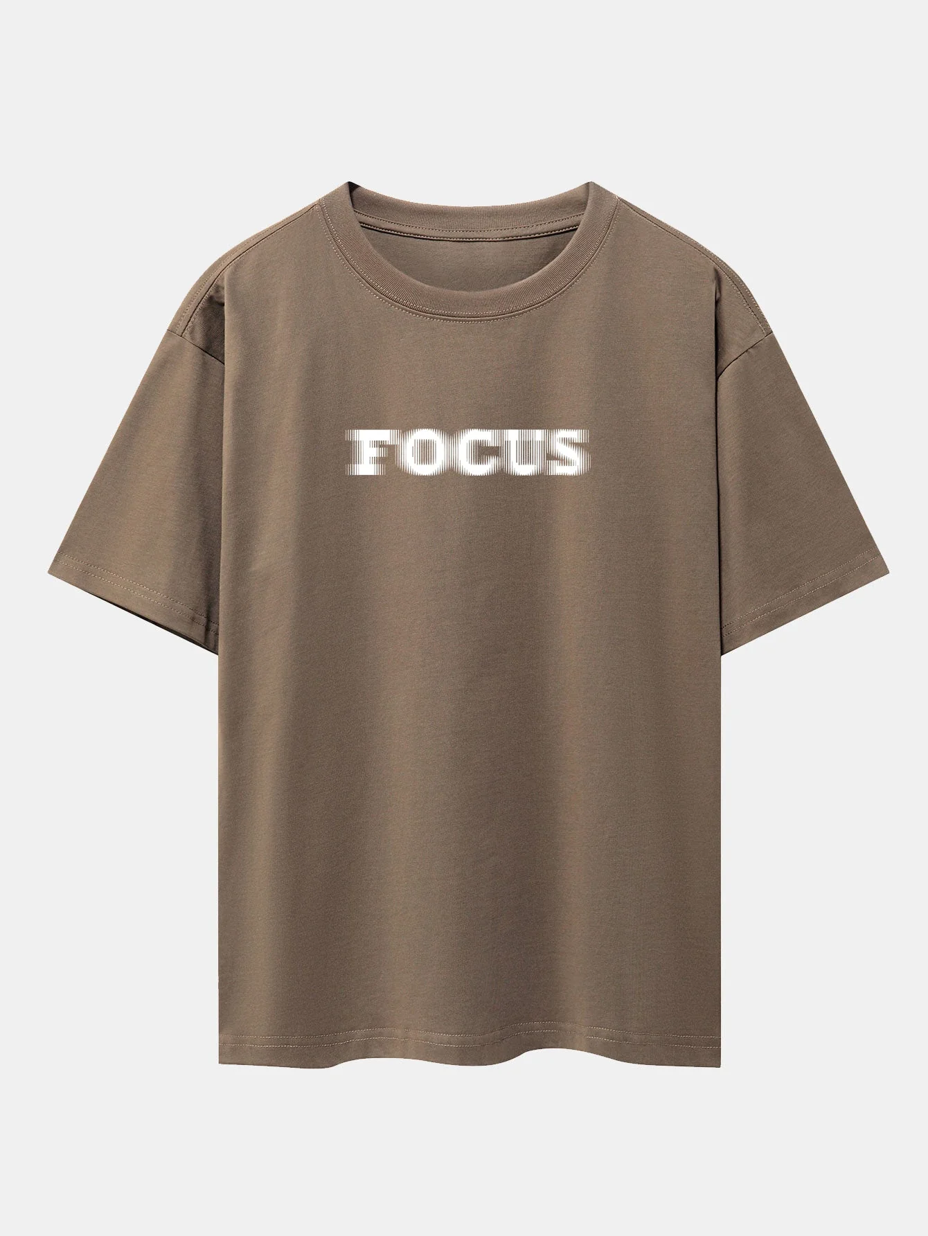 Wayne® | Vague Focus Print Drop Shoulder Oversize T-Shirt - Image 5