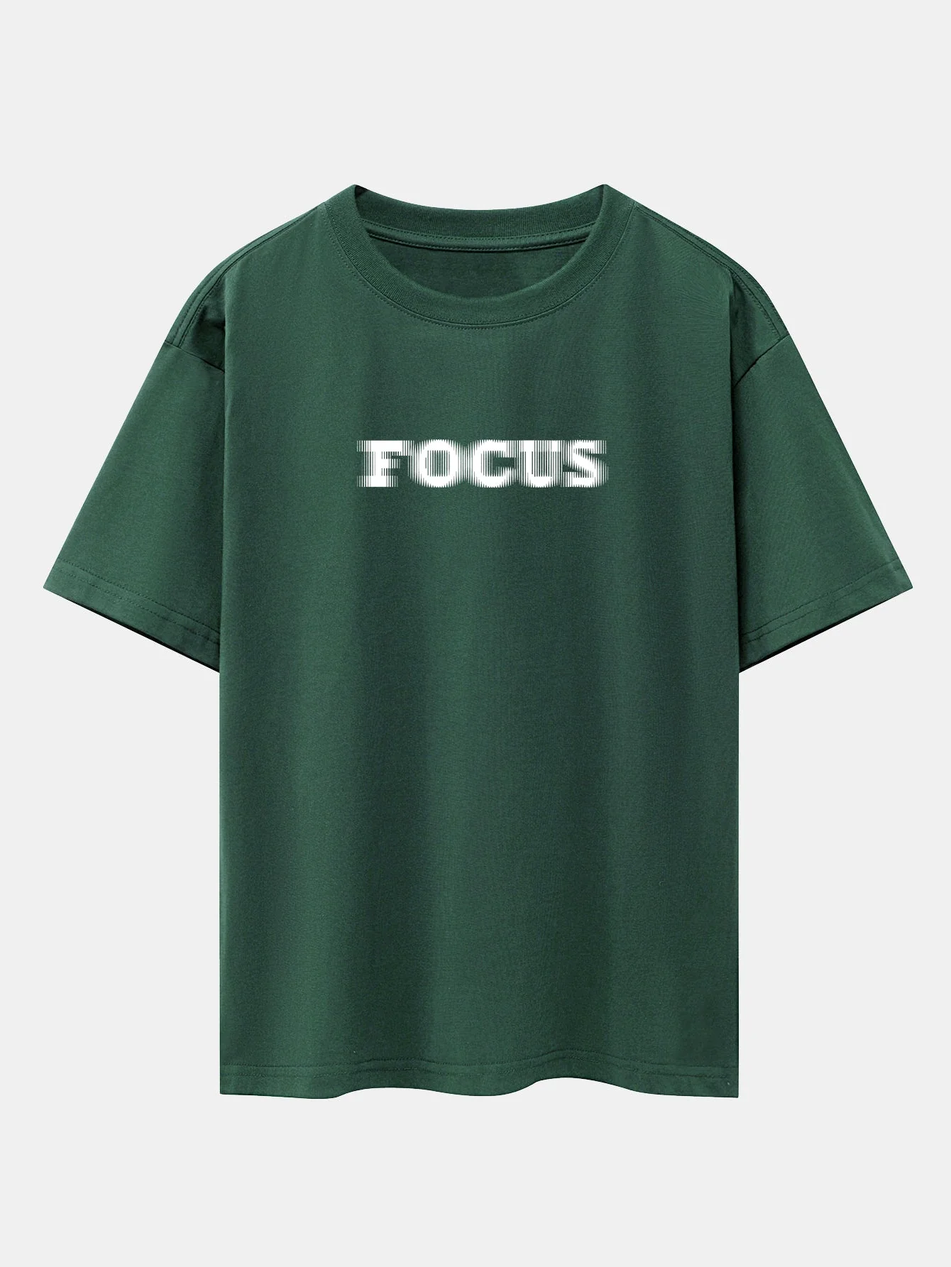 Wayne® | Vague Focus Print Drop Shoulder Oversize T-Shirt - Image 9