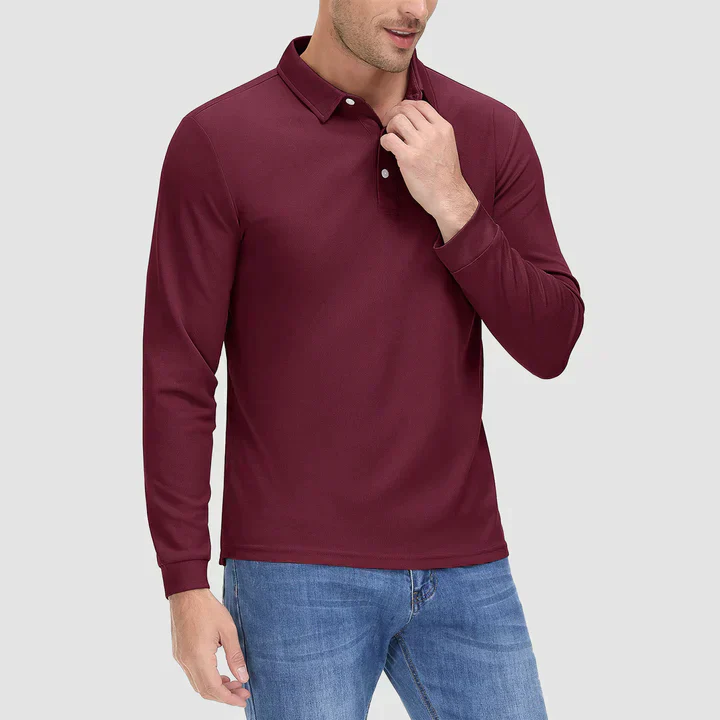 Wenceslao® | Long Sleeve Polo Shirt - Image 8