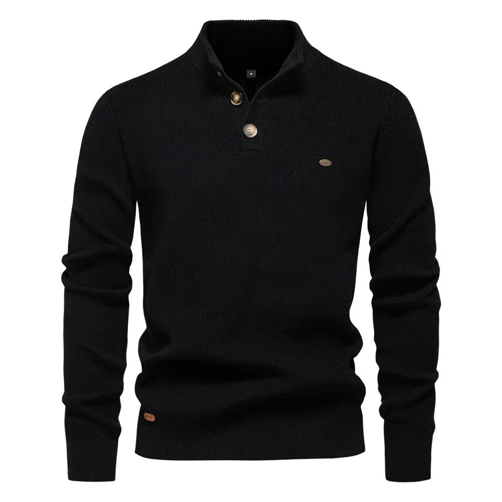 Wesley | Men's Button-Down Sweater - Image 4