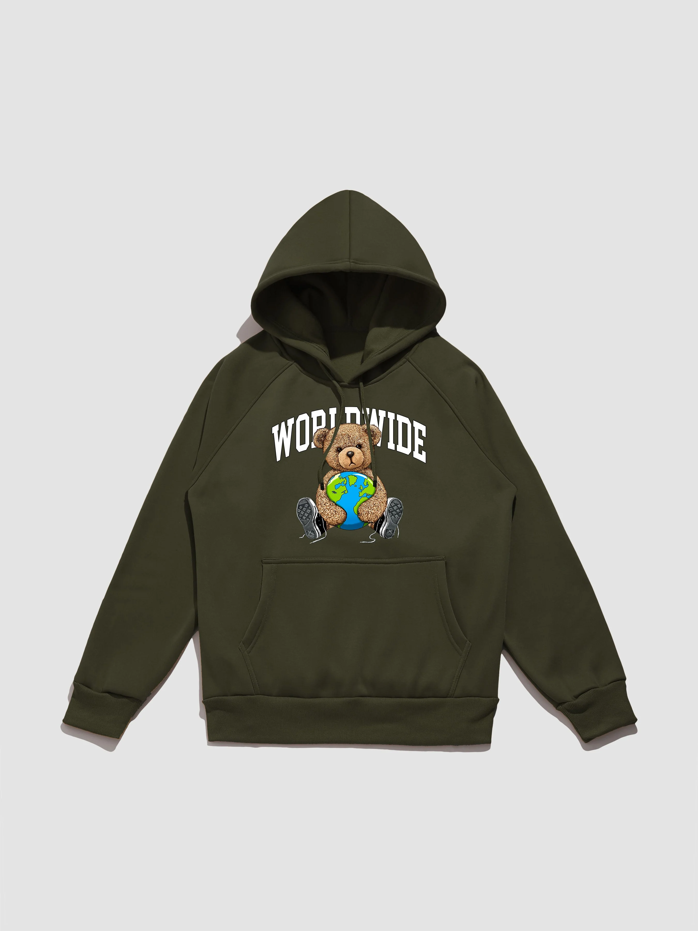 Wesley | Worldwide Bear Print Hoodie - Image 11