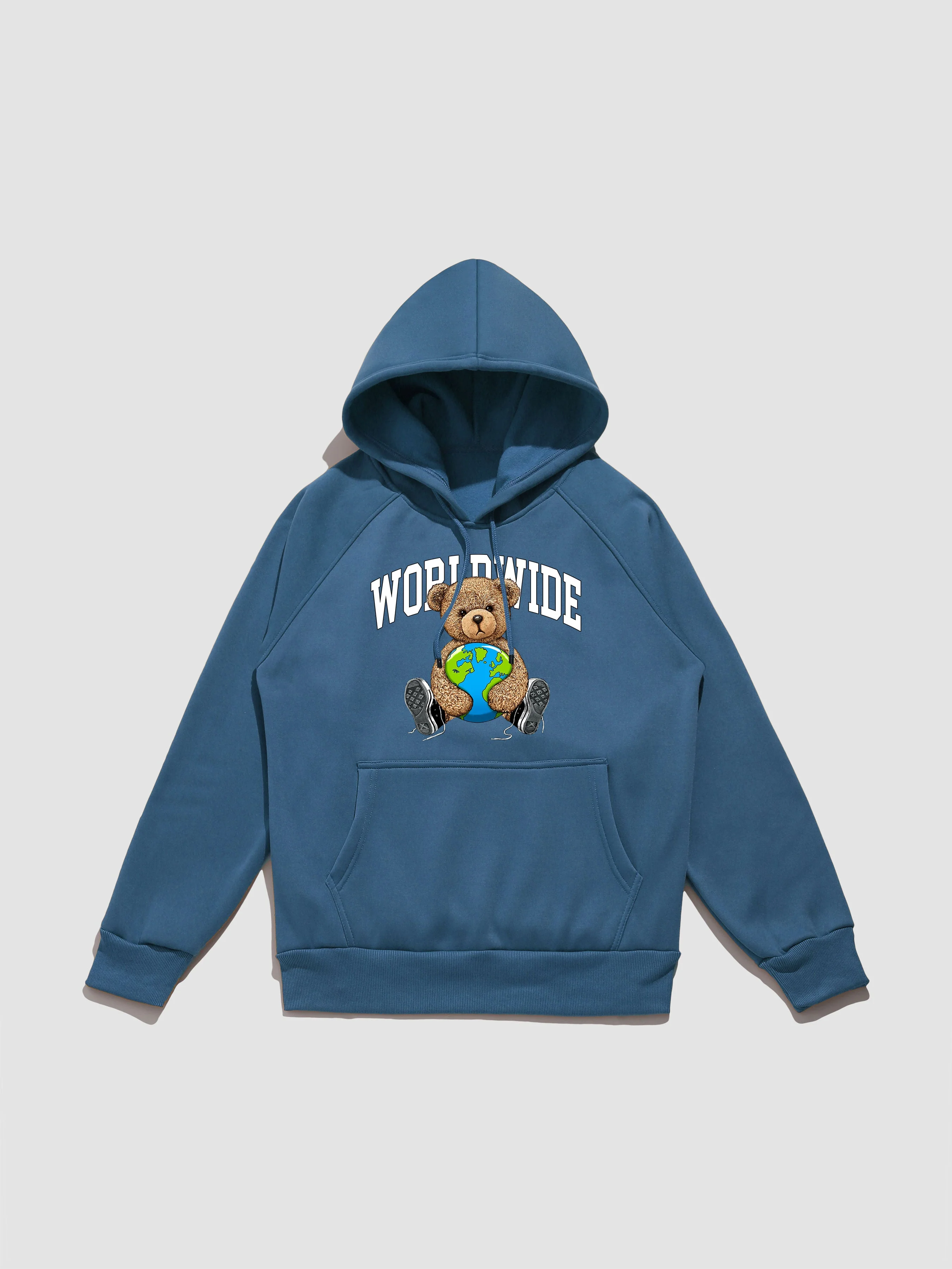 Wesley | Worldwide Bear Print Hoodie - Image 12
