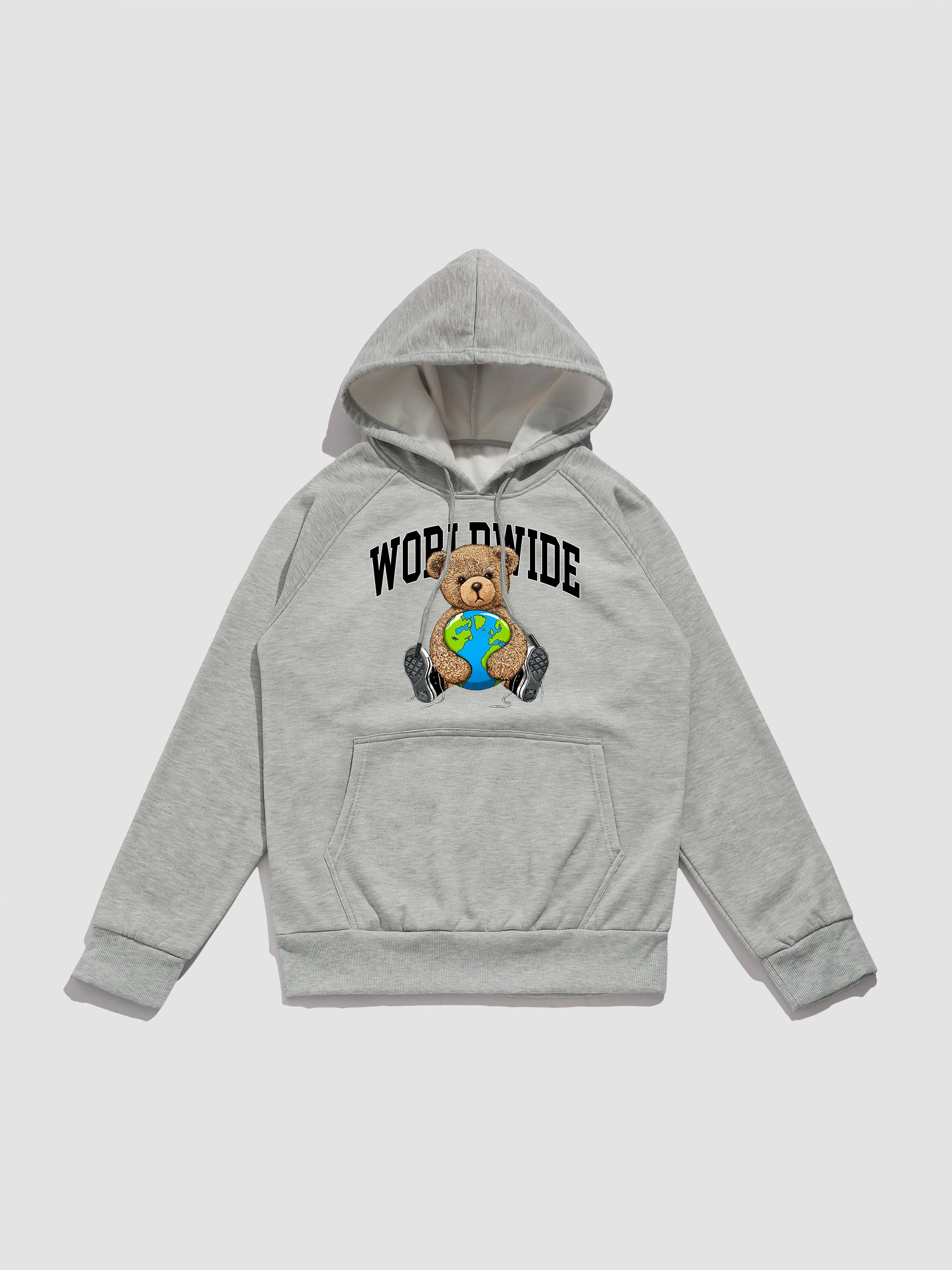 Wesley | Worldwide Bear Print Hoodie - Image 7