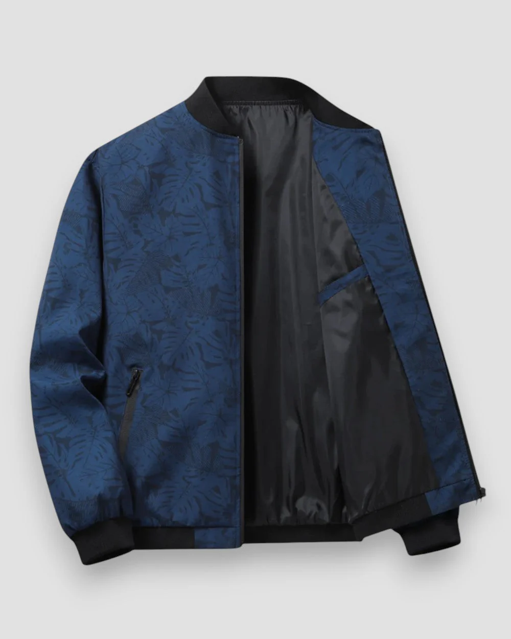 White | Stylish bomber jacket - Image 2