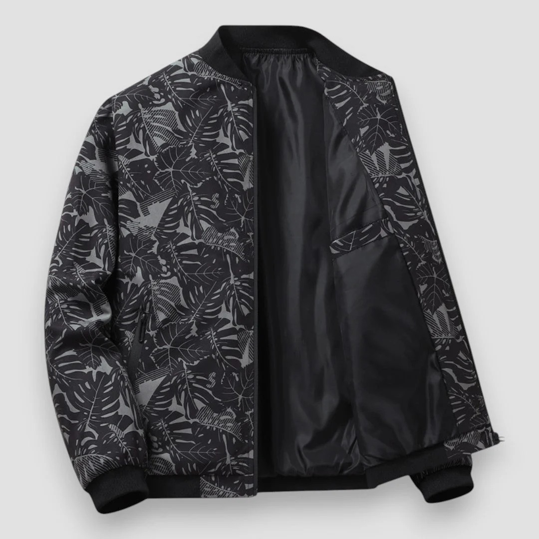 White | Stylish bomber jacket - Image 3