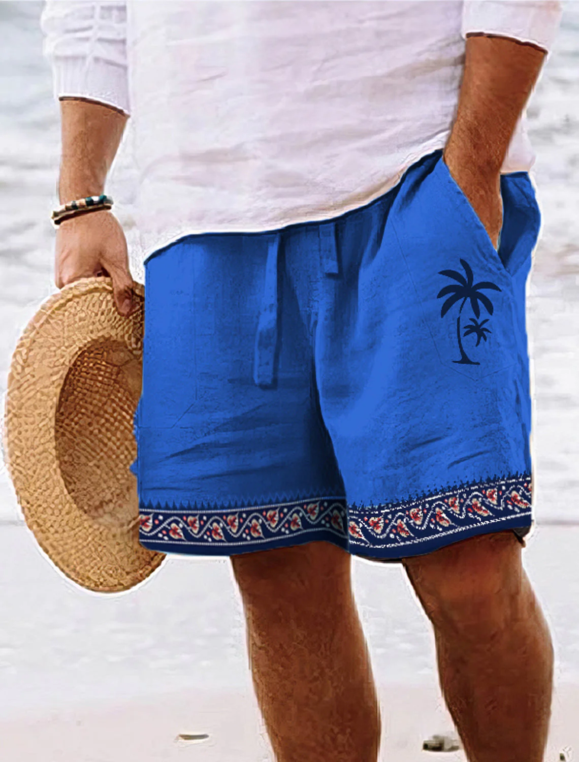 Wilder® | Summer Shorts For Men With Coconut Tree Design - Image 2