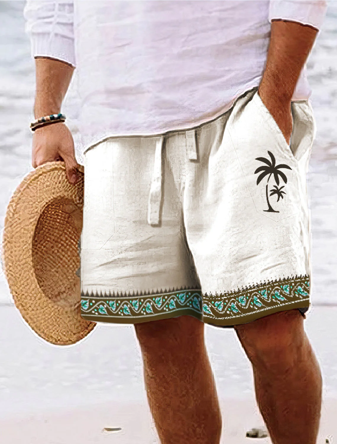 Wilder® | Summer Shorts For Men With Coconut Tree Design - Image 4