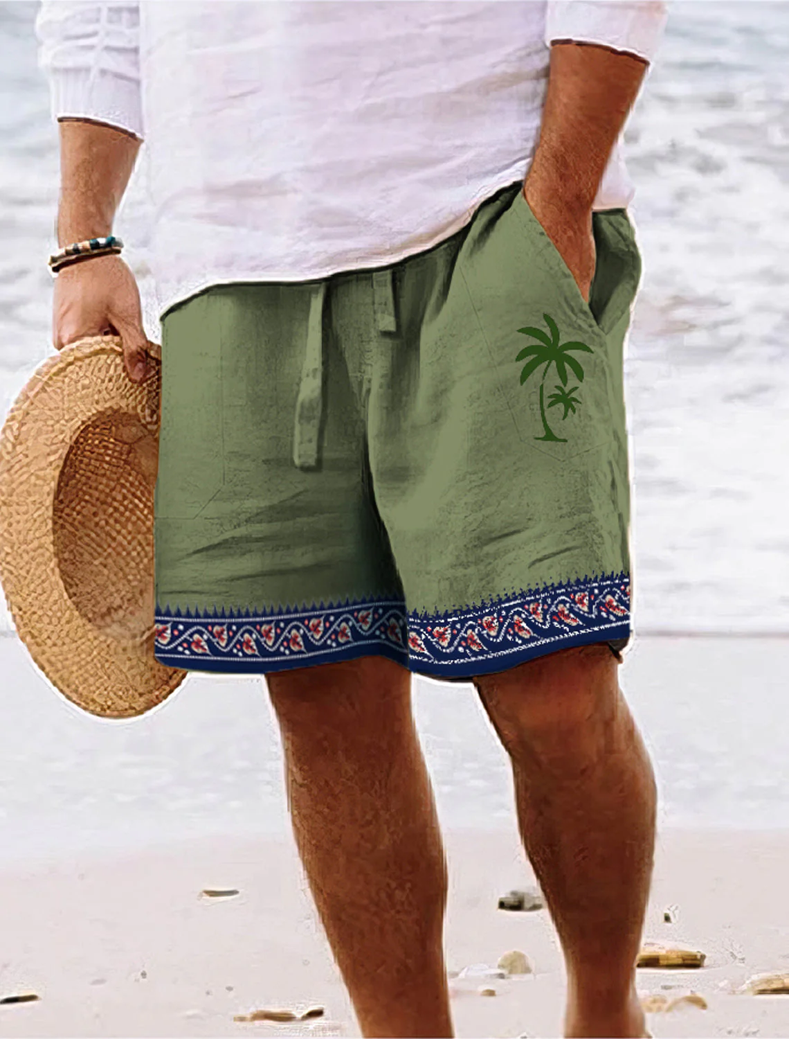 Wilder® | Summer Shorts For Men With Coconut Tree Design - Image 5