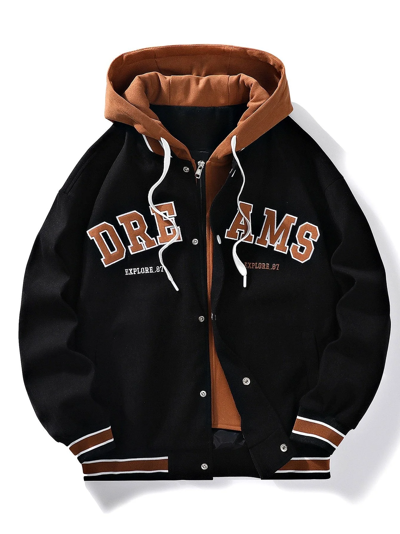 Wilder | Hooded Baseball Jacket - Image 4