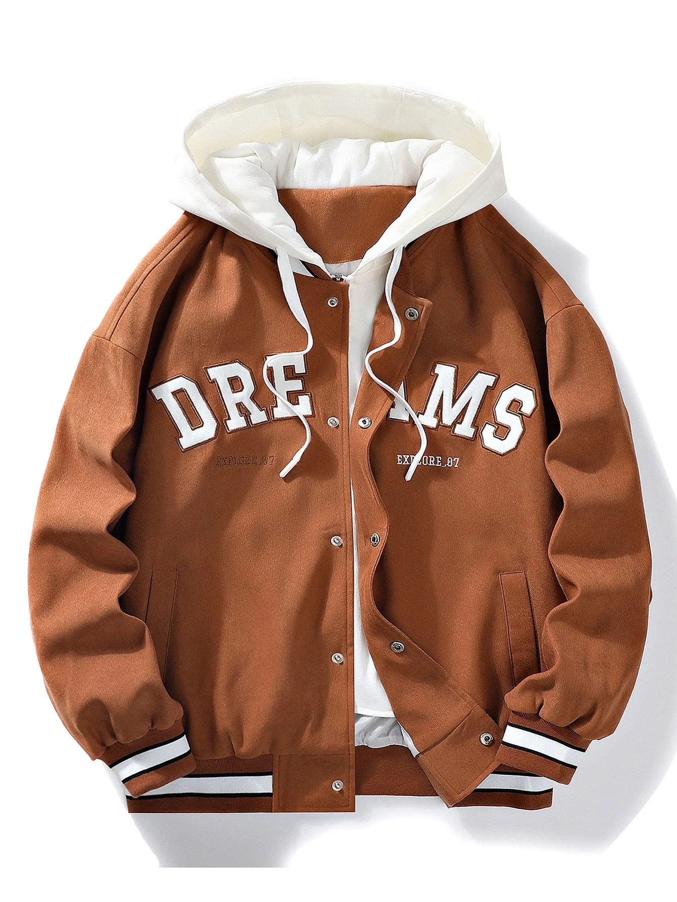 Wilder | Hooded Baseball Jacket - Image 5
