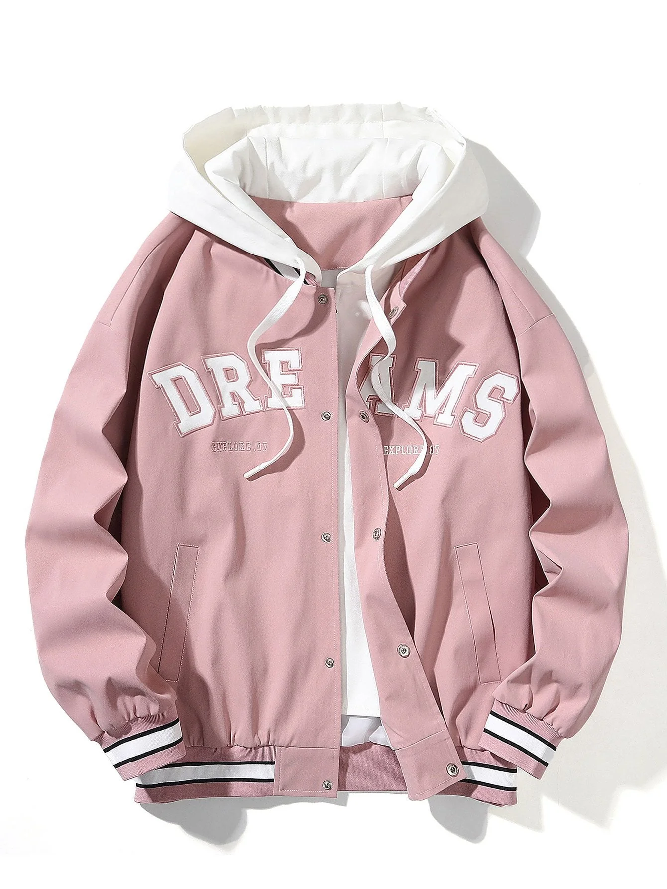 Wilder | Hooded Baseball Jacket - Image 7