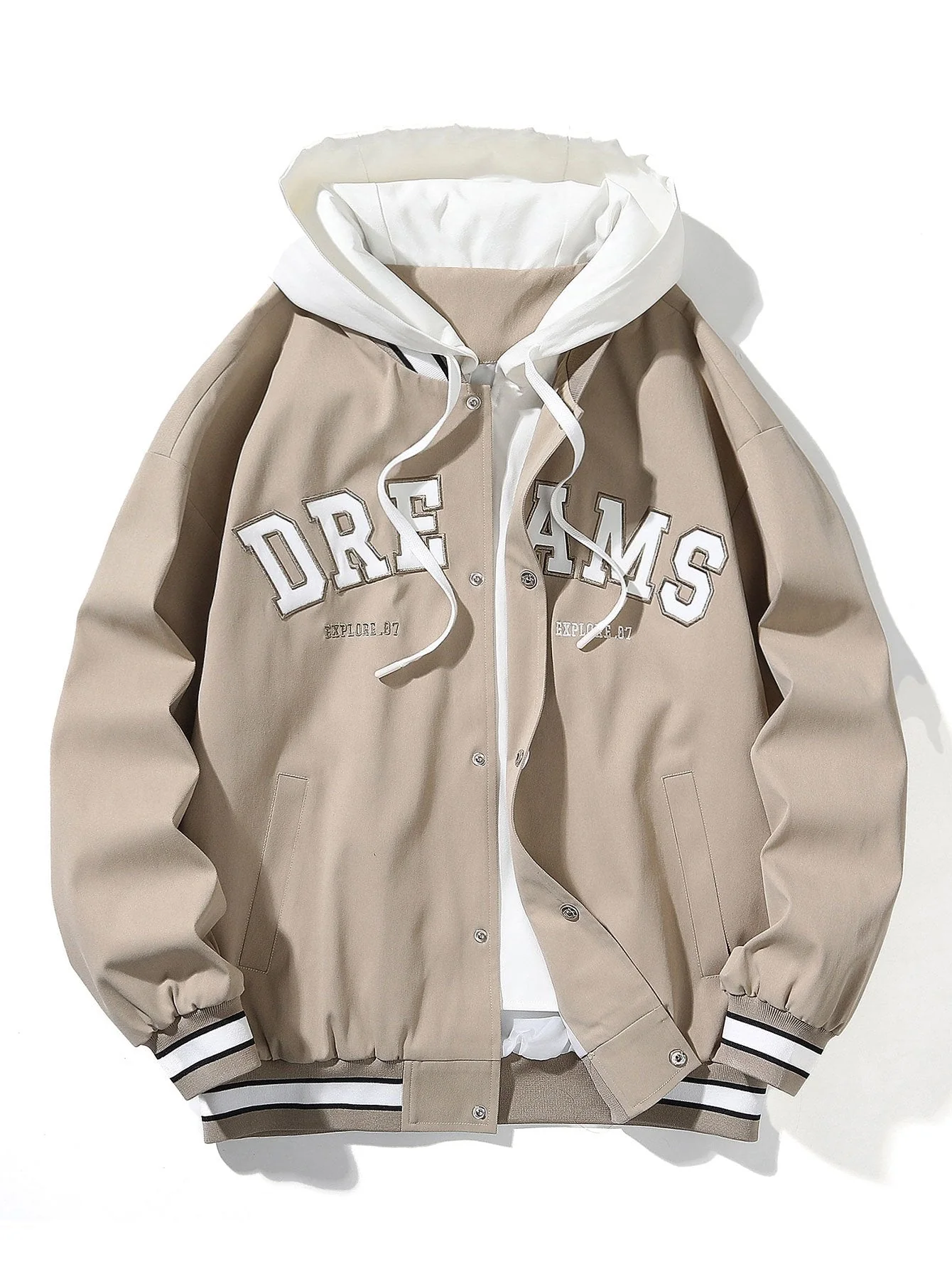 Wilder | Hooded Baseball Jacket - Image 8