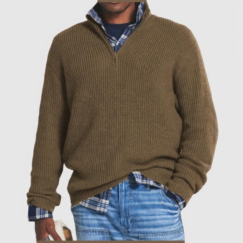 Wiley® | Knitted Sweater With Zipper For Men - Image 3