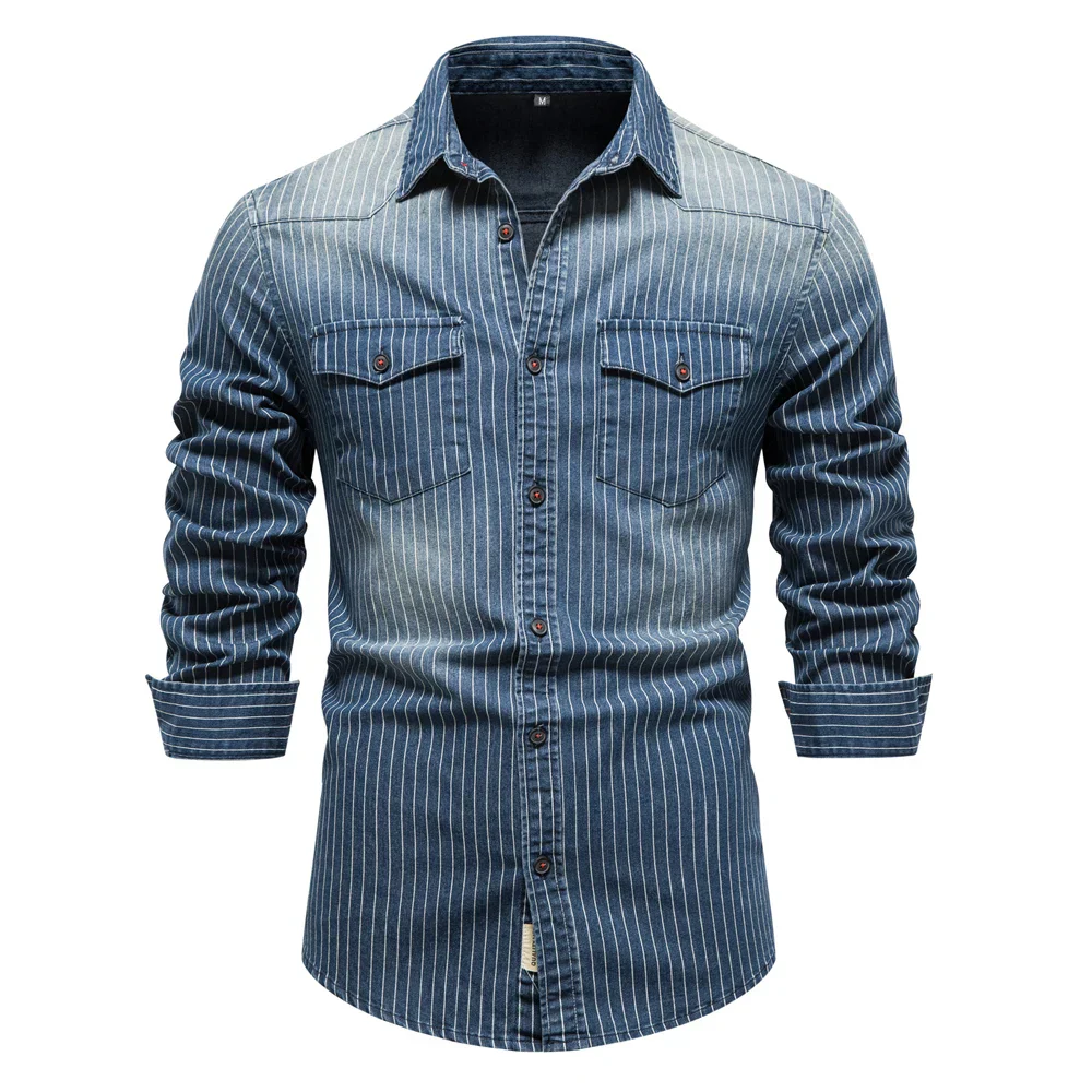 Wilson® | Striped Denim Blouse - Image 2