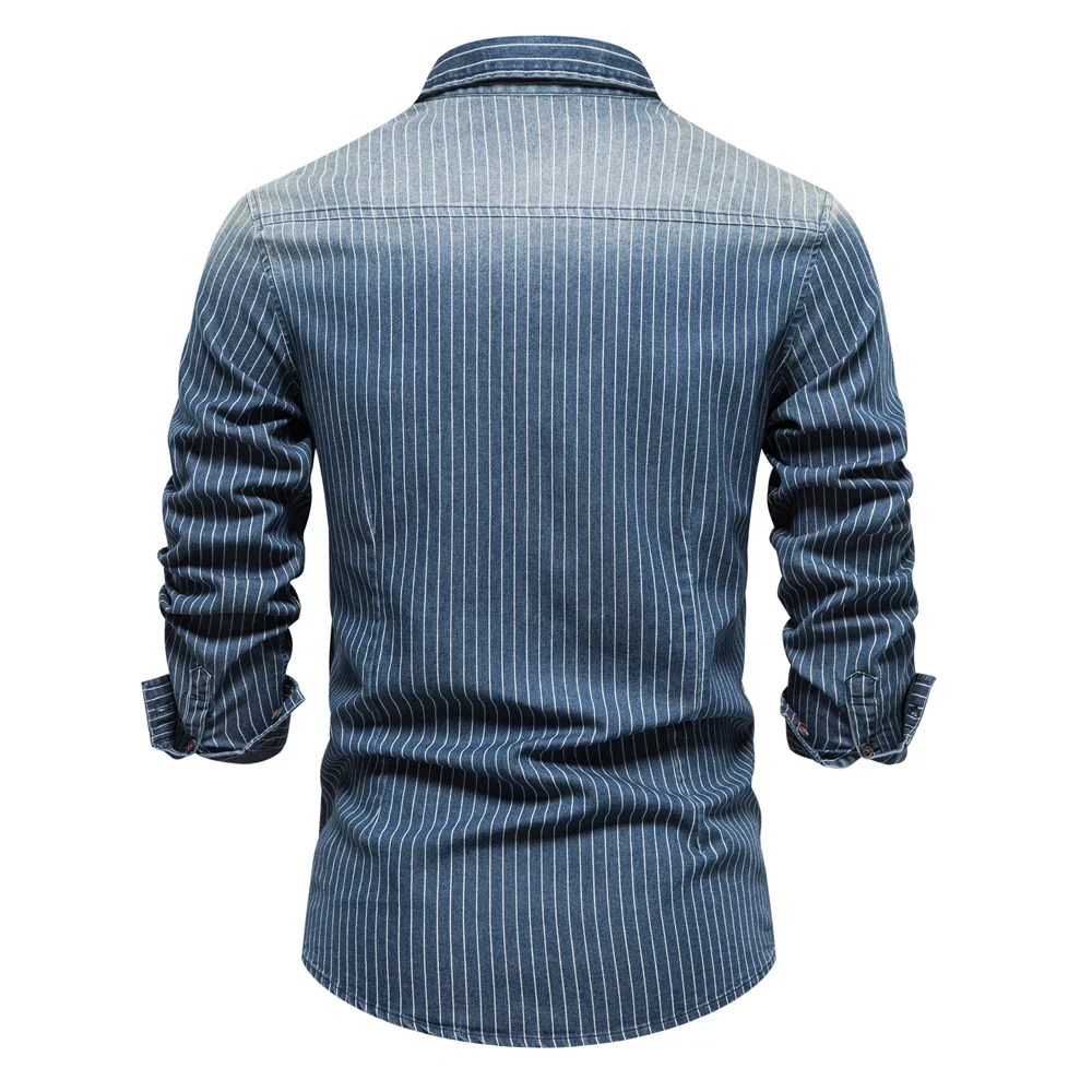 Wilson® | Striped Denim Blouse - Image 3