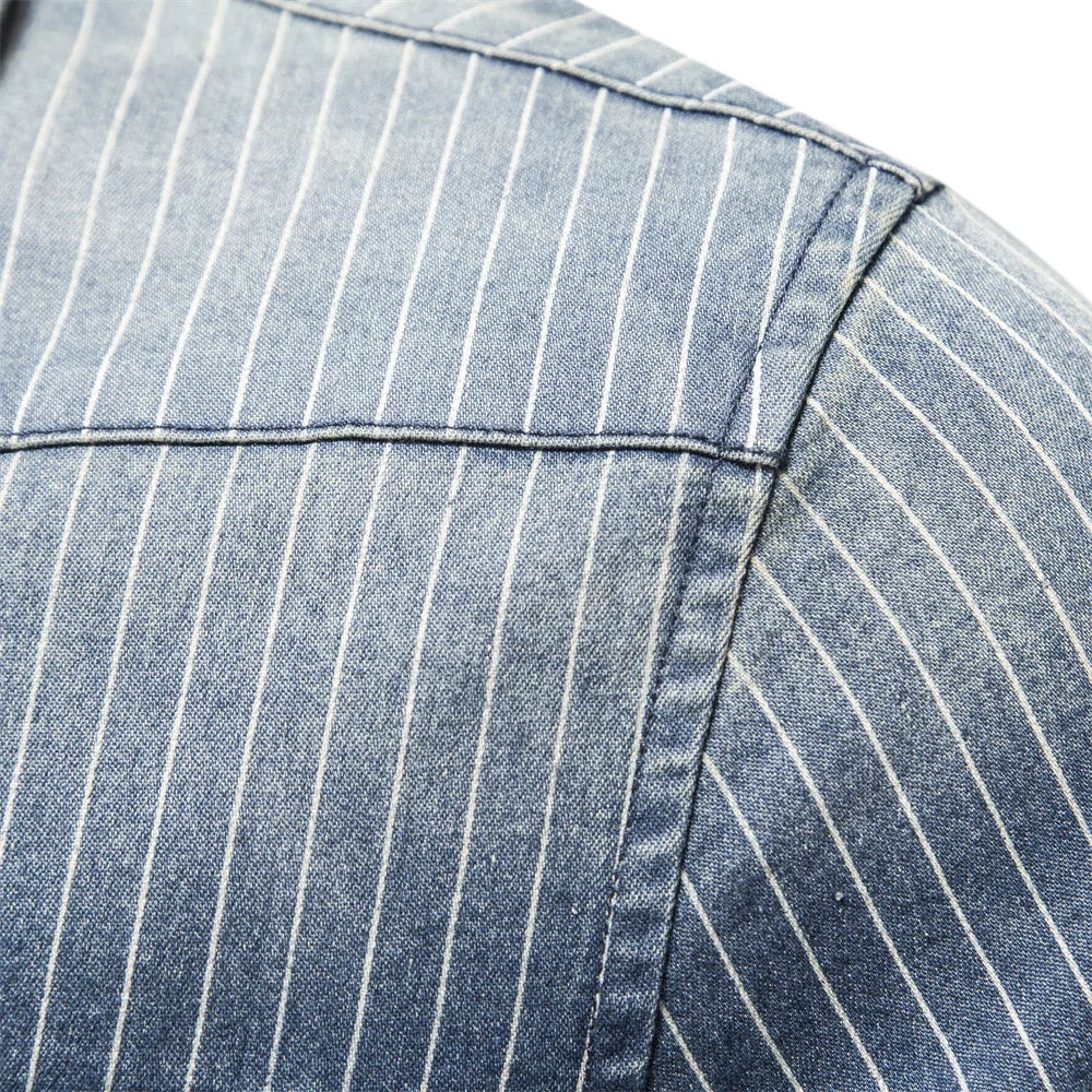 Wilson® | Striped Denim Blouse - Image 4