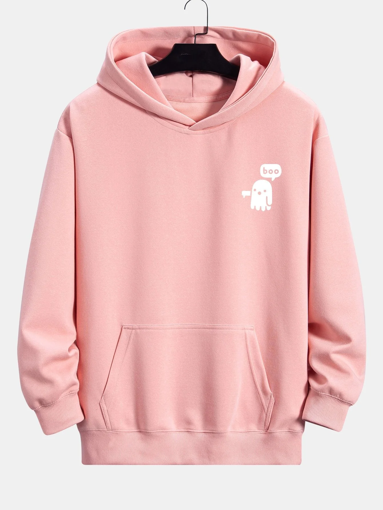 Winston | Boo Ghost Print Relax Fit Hoodie - Image 6