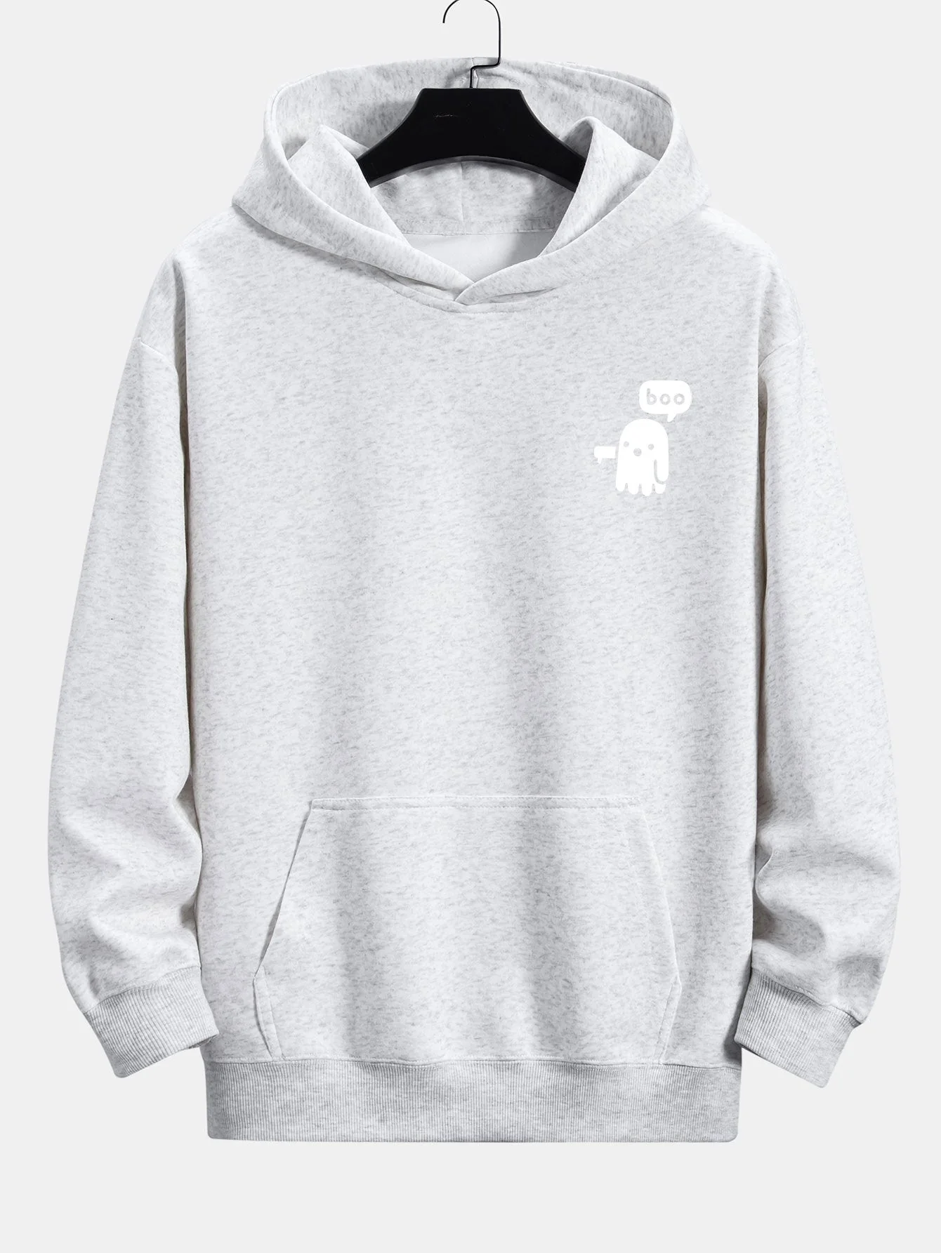 Winston | Boo Ghost Print Relax Fit Hoodie - Image 8