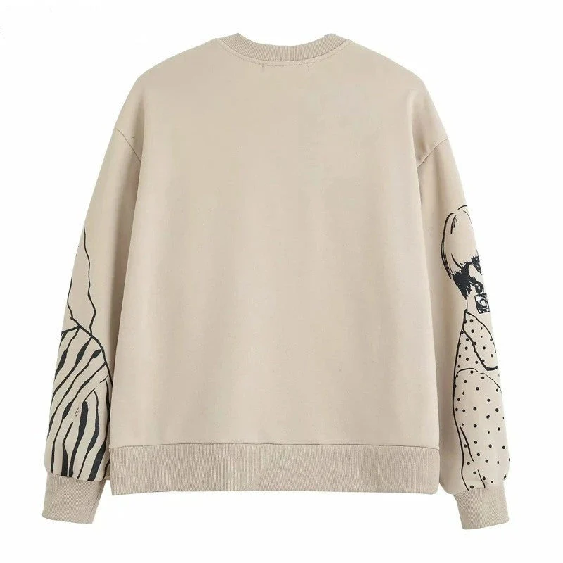 Xavier® | Casual Fall Sweatshirts With Wool Print - Image 4