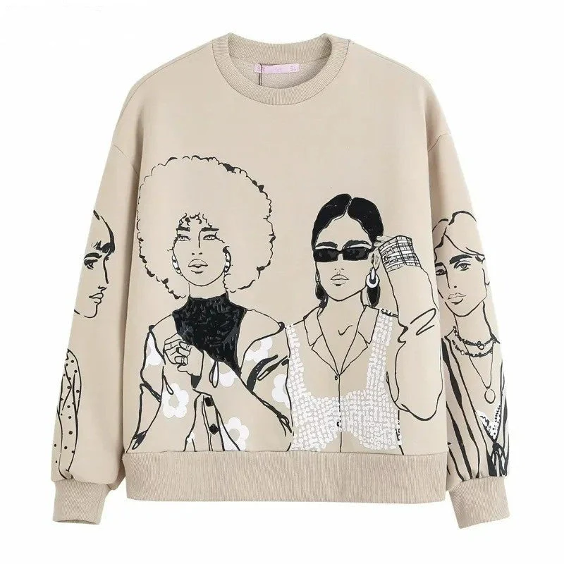 Xavier® | Casual Fall Sweatshirts With Wool Print - Image 7