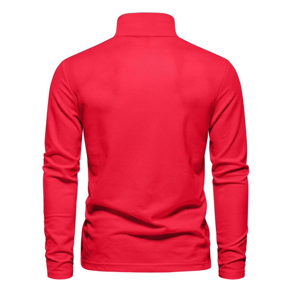 Xavier | Casual Long Sleeved Polo Shirt - Image 11