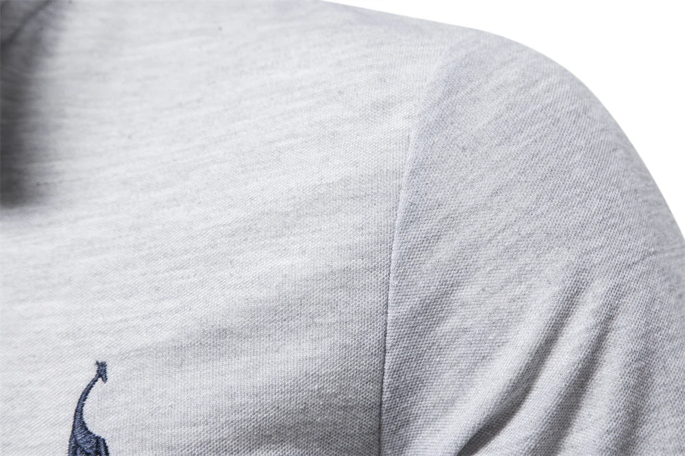 Xavier | Casual Long Sleeved Polo Shirt - Image 14