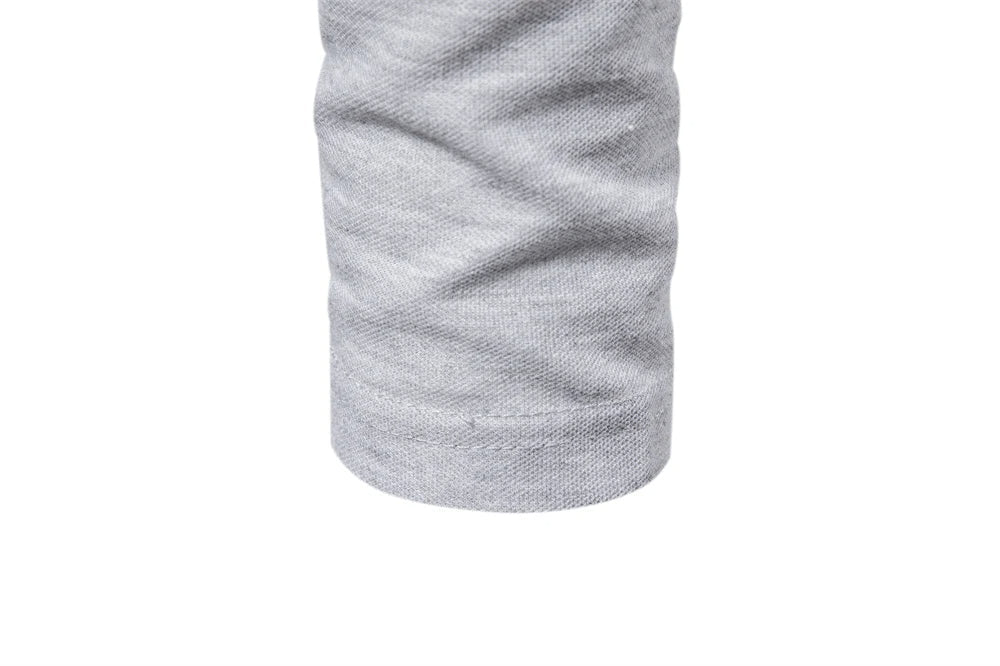 Xavier | Casual Long Sleeved Polo Shirt - Image 17