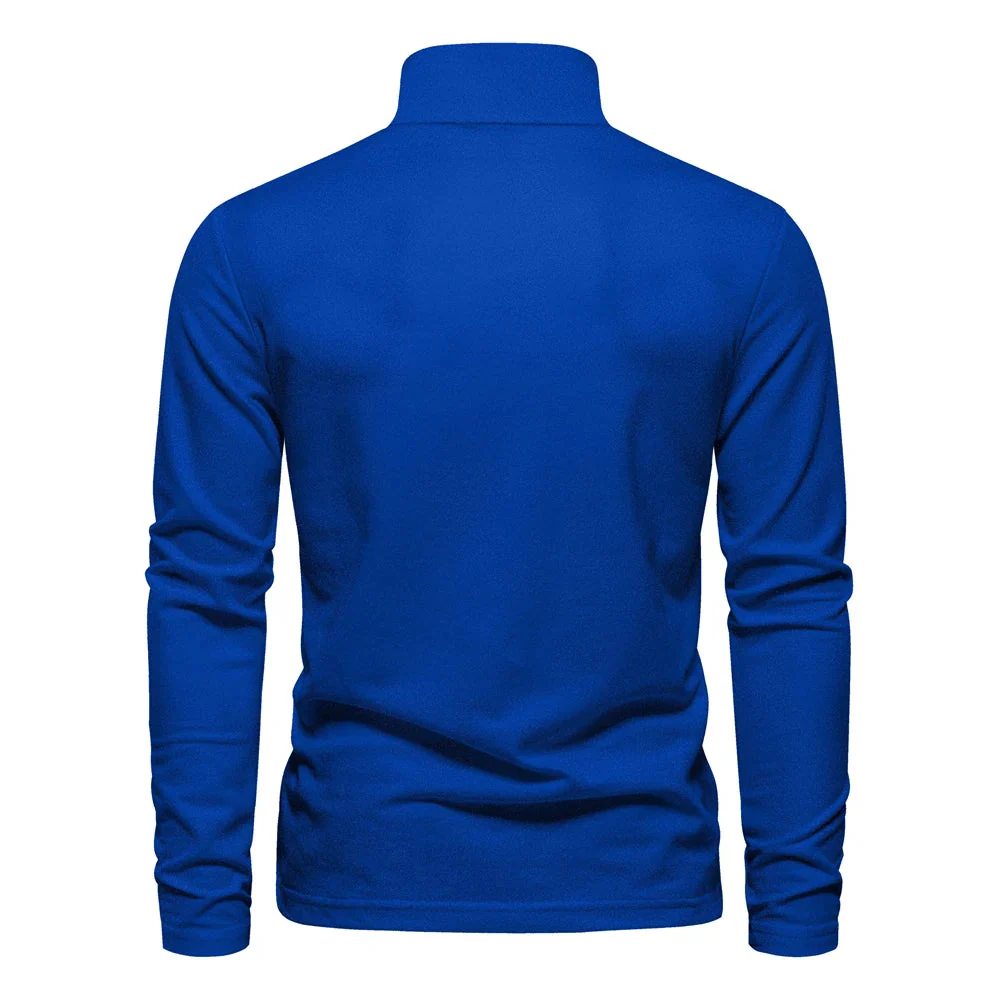 Xavier | Casual Long Sleeved Polo Shirt - Image 3