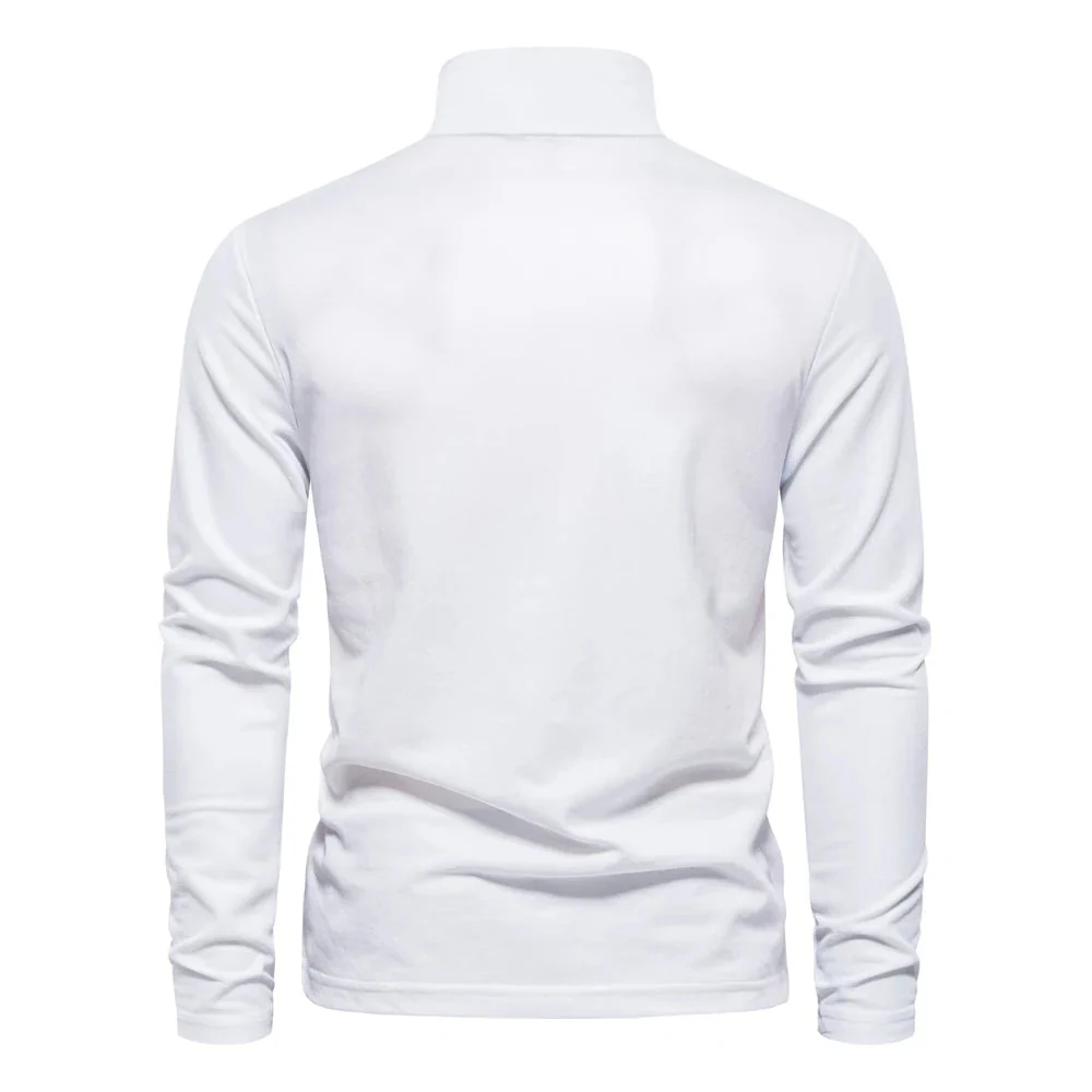 Xavier | Casual Long Sleeved Polo Shirt - Image 5