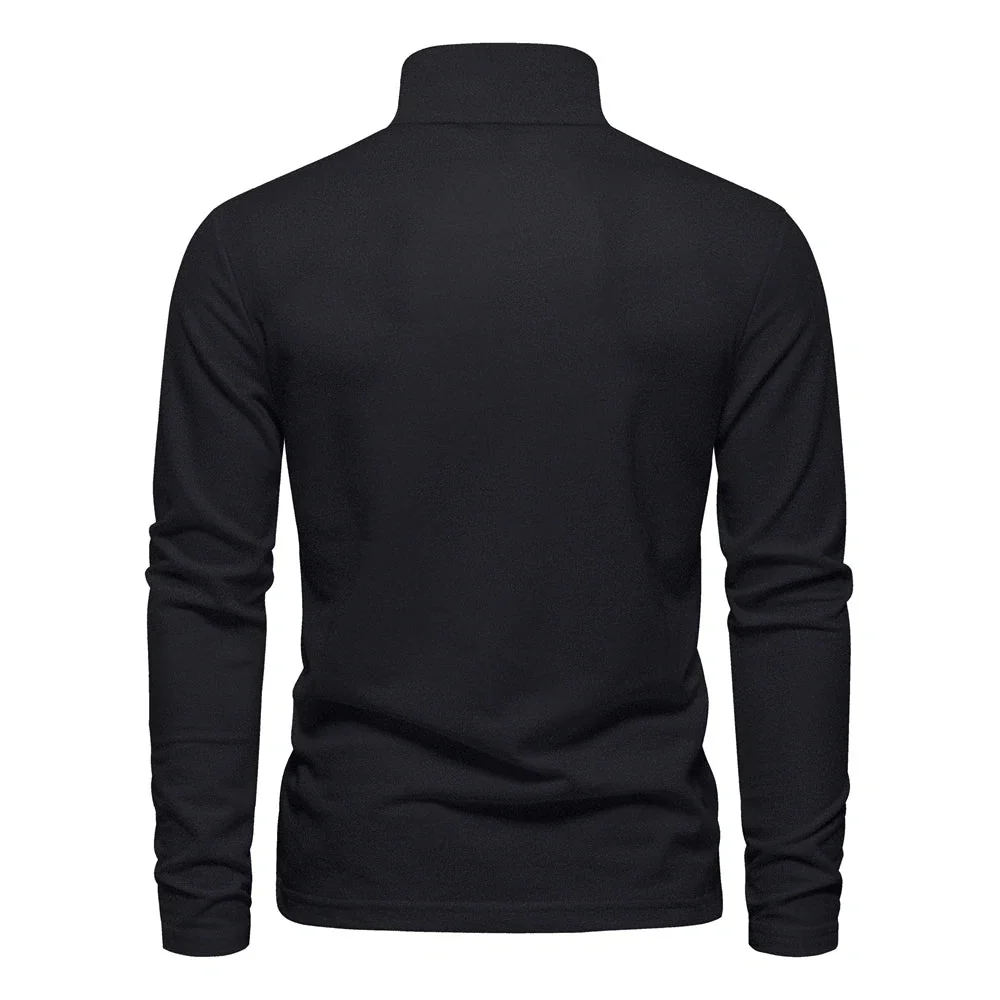 Xavier | Casual Long Sleeved Polo Shirt - Image 9